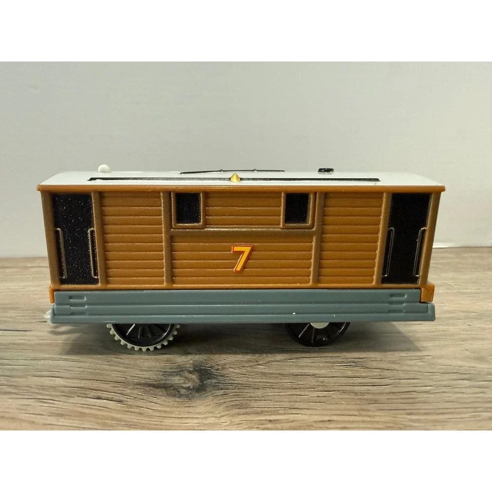 Thomas & Friends TrackMaster Toby Tram Engine Motorized Train 2013 Mattel No 7